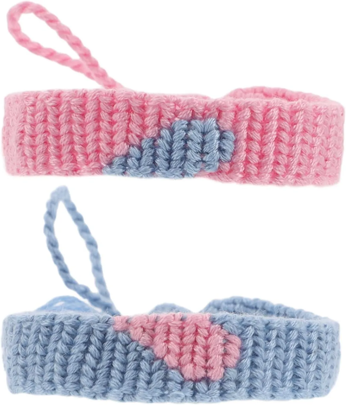 2pcs Handmade for Couples Chinese Braided String Wristband Love Symbol Delicate and Comfortable for Women and Men