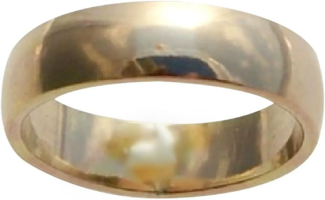 6mm 14K Gold Filled Plain Band Midi Above The Knuckle Toe Ring