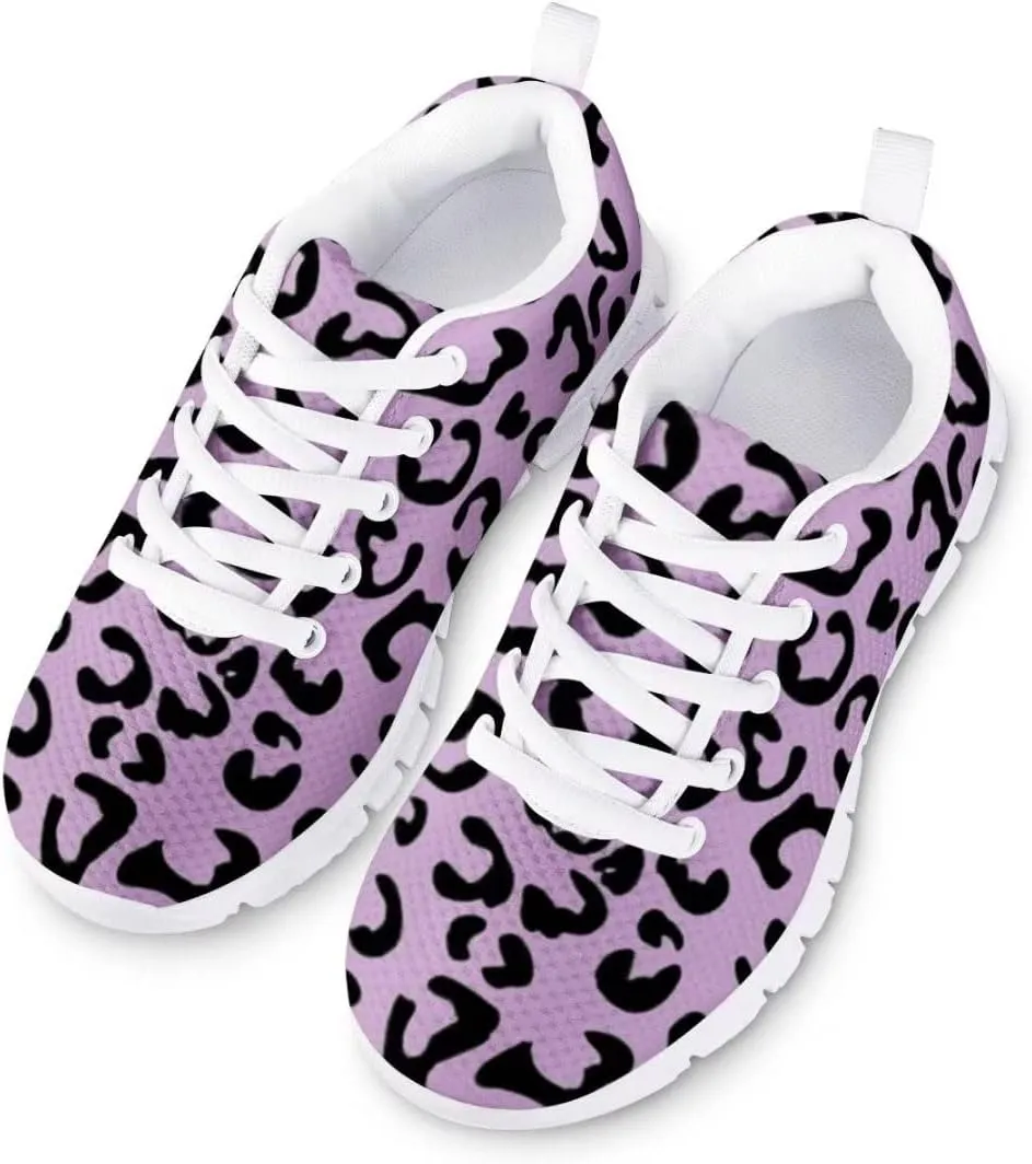 AmzPrint Cute Cartoon Fruit Print Mexican Avocado Shoes for Girls Fashion Lightweight Mesh Upper Lace-Up Flat Sneakers 10.5