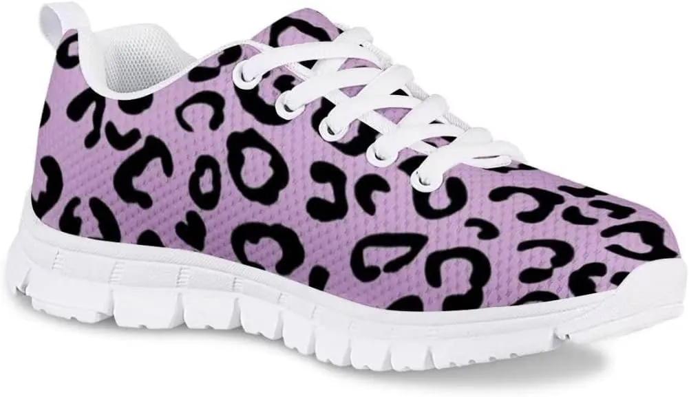 AmzPrint Cute Cartoon Fruit Print Mexican Avocado Shoes for Girls Fashion Lightweight Mesh Upper Lace-Up Flat Sneakers 10.5