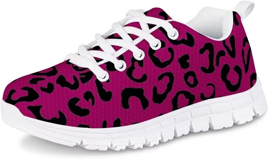 AmzPrint Cute Cartoon Fruit Print Mexican Avocado Shoes for Girls Fashion Lightweight Mesh Upper Lace-Up Flat Sneakers 10.5