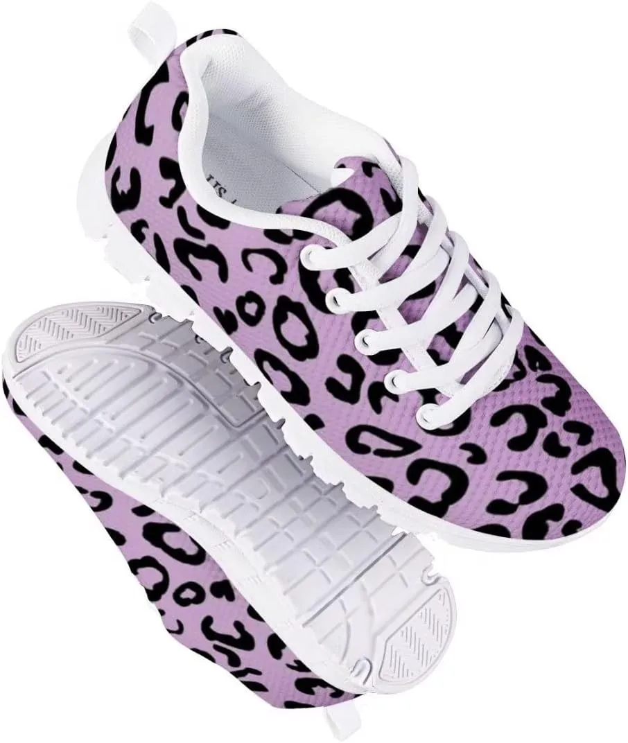AmzPrint Cute Cartoon Fruit Print Mexican Avocado Shoes for Girls Fashion Lightweight Mesh Upper Lace-Up Flat Sneakers 10.5