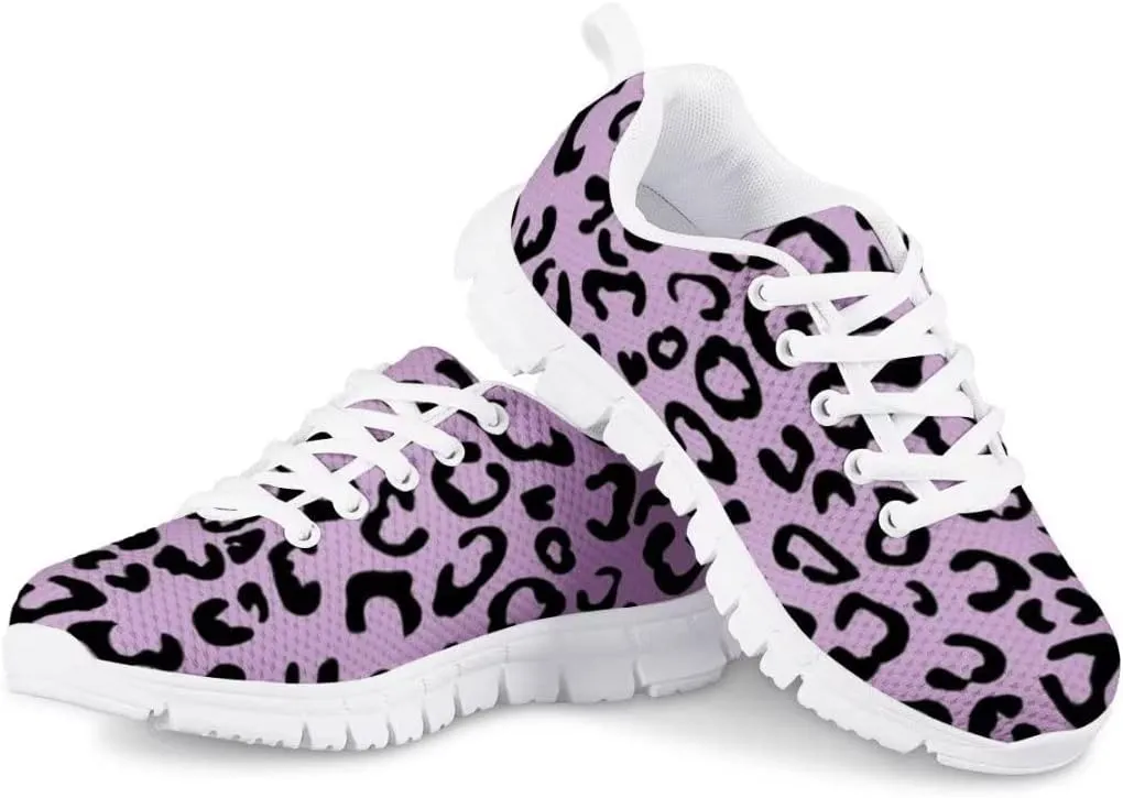AmzPrint Cute Cartoon Fruit Print Mexican Avocado Shoes for Girls Fashion Lightweight Mesh Upper Lace-Up Flat Sneakers 10.5
