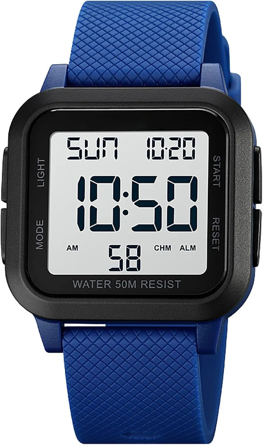 BESTKANG Unisex LED Digital Watch Women Men Digital Sports Watch Fashion Simple Luminous Waterproof Watch