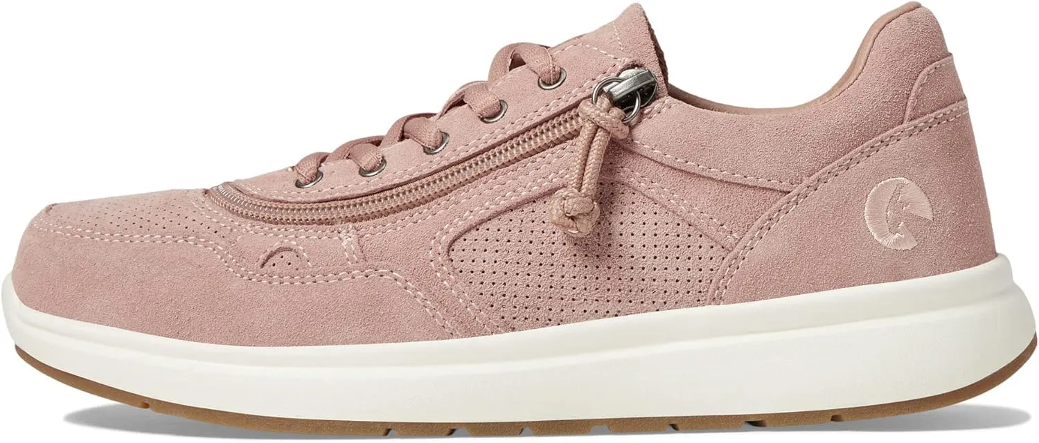 BILLY Footwear Comfort Jogger Sneakers for Women  Leather Upper  PU and Mesh Lining  Round Toe