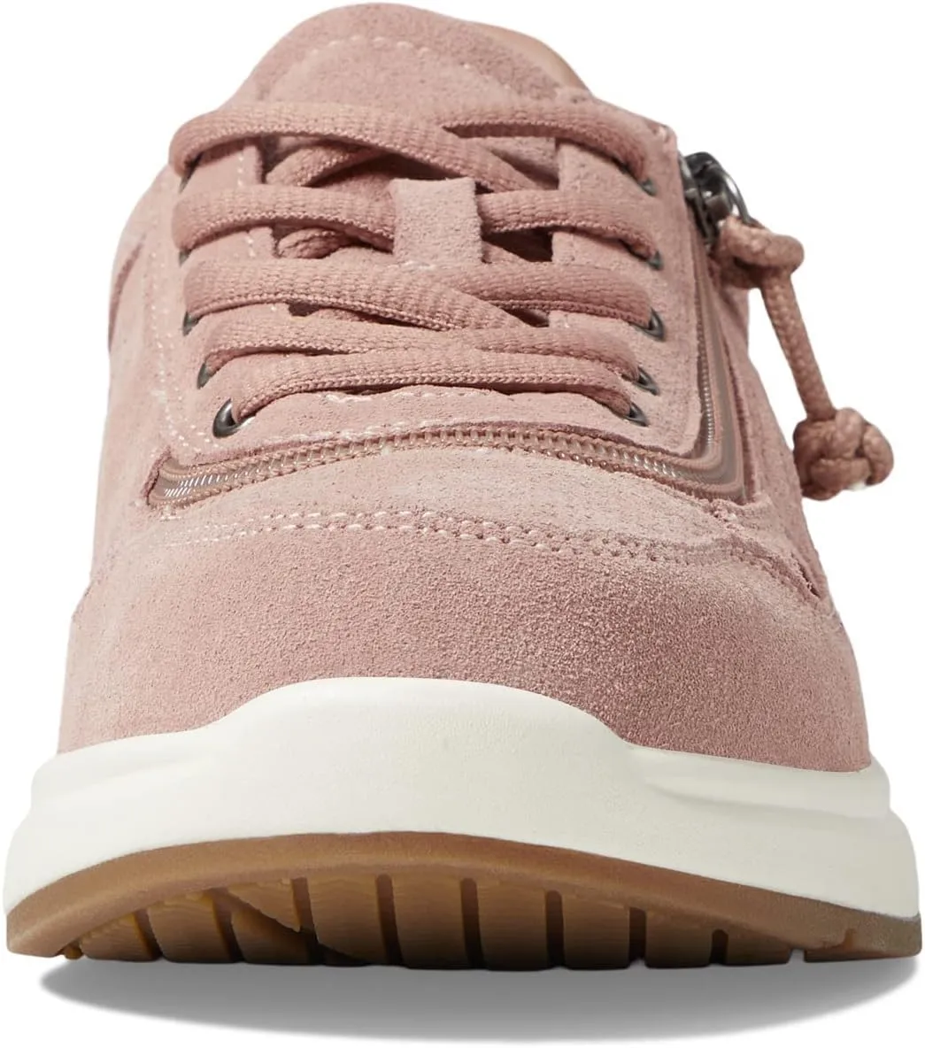 BILLY Footwear Comfort Jogger Sneakers for Women  Leather Upper  PU and Mesh Lining  Round Toe