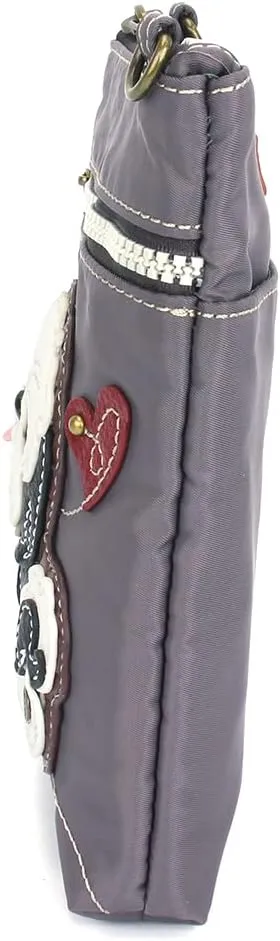 CHALA Crossbody RFID Cell Phone Purse - Women Nylon/Faux Leather Multicolor Handbag with Adjustable Strap Venture