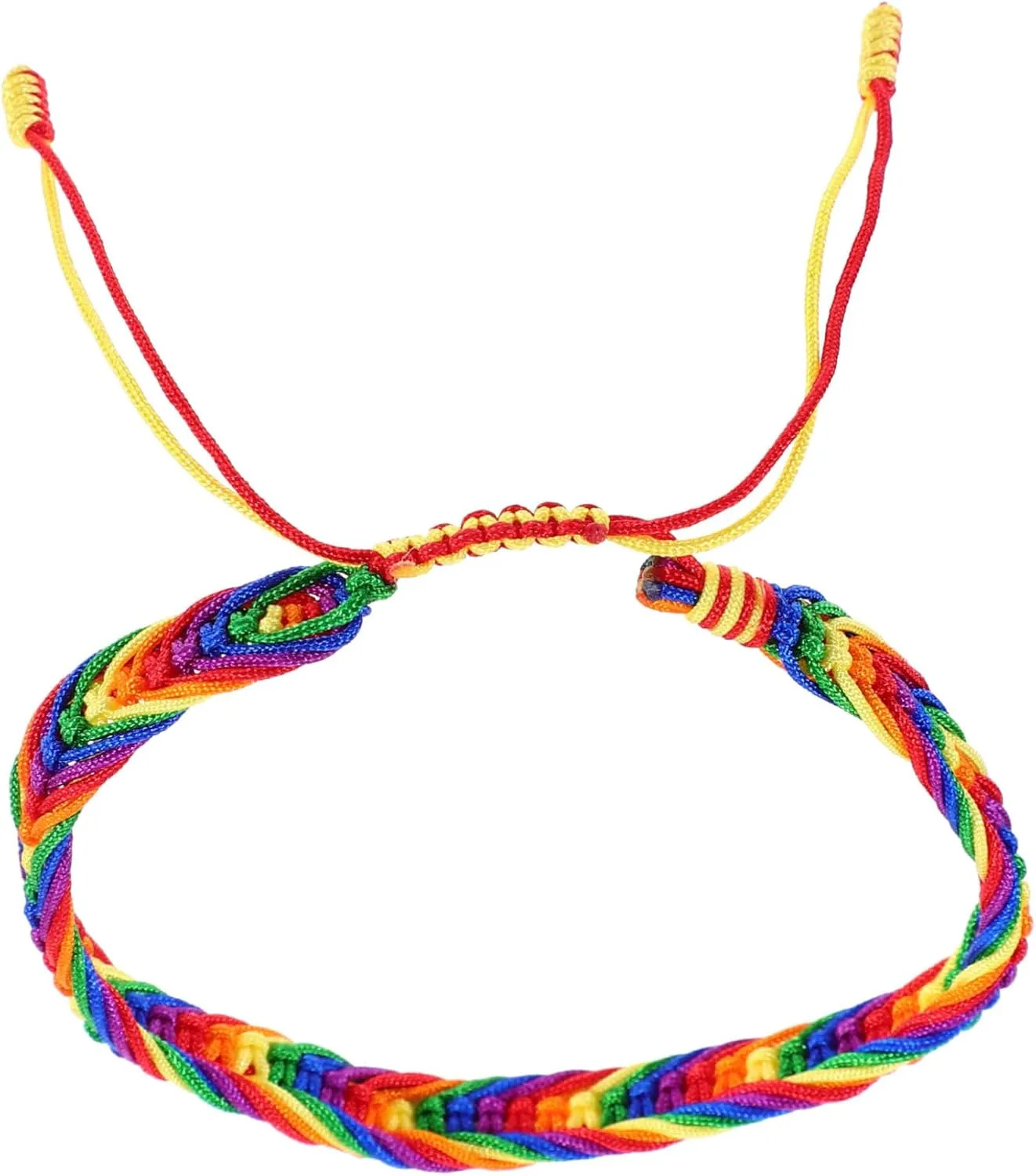Didiseaon Handmade Woven Bead Bracelet Comfortable Wrist Decor Creative Hand Ornament