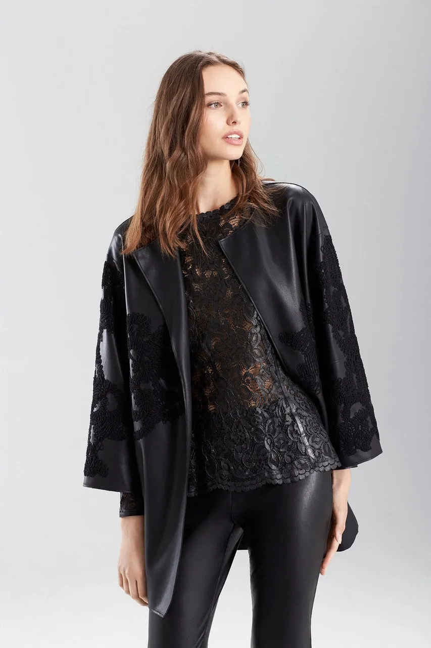 Faux Leather Topper