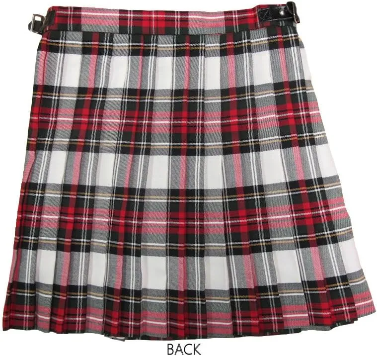 Girls Pleated Tartan Kilt Skirts