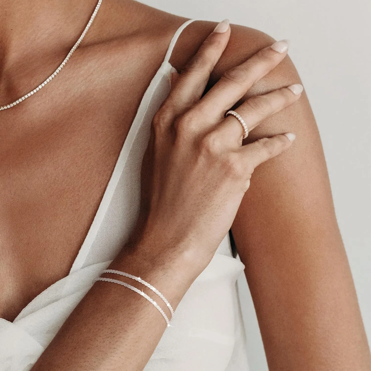 Gold Stack Bracelets for Women: Dainty Thin Bracelet Set Trendy 14K Gold Plated Waterproof Bracelets for Women Adjustable Tennis Beaded Figaro Rope Paperclip Box Link Bracelet Gold Jewelry