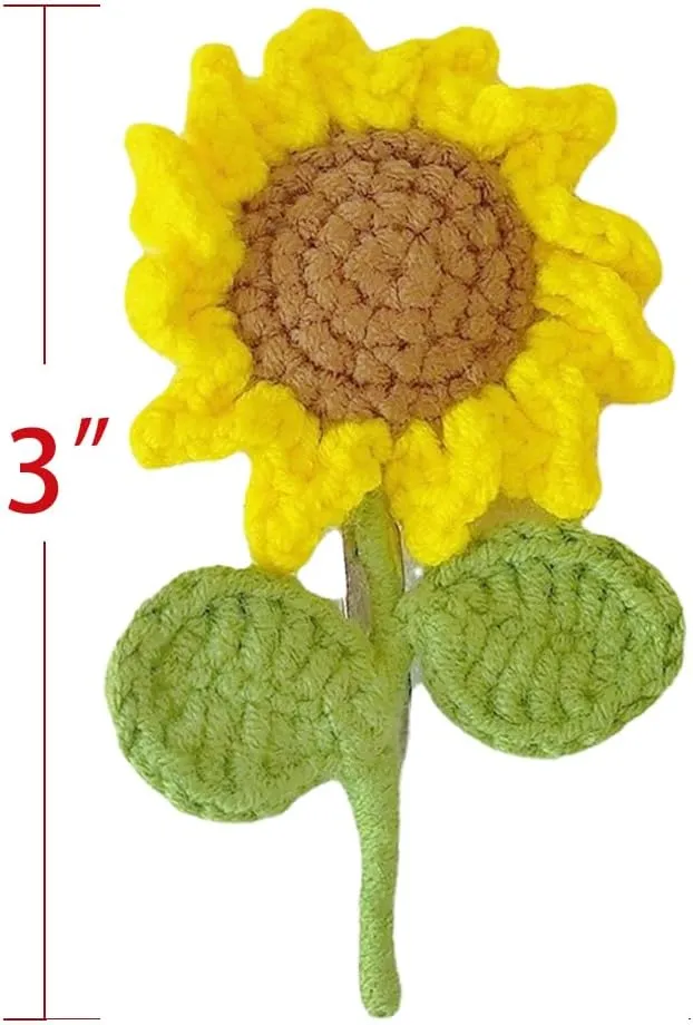 Handmade Crochet Brooch Knitted, For Her,Holiday,Birthday,Party,Women's Day,Mother's Day,Graduate Back Schoolboutonniere pins for Greeting Cards,Pocket Hug Heart