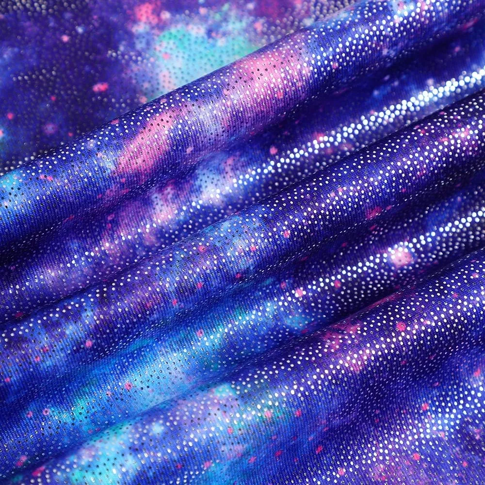 HOZIY Gymnastics Leotards for Girls with Shorts Toddlers Biketards Rainbow Unicorn Dinosaur Mermaid Leopard Flower Galaxy