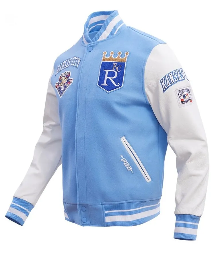 Kansas City Royals Sky Blue Varsity Jacket