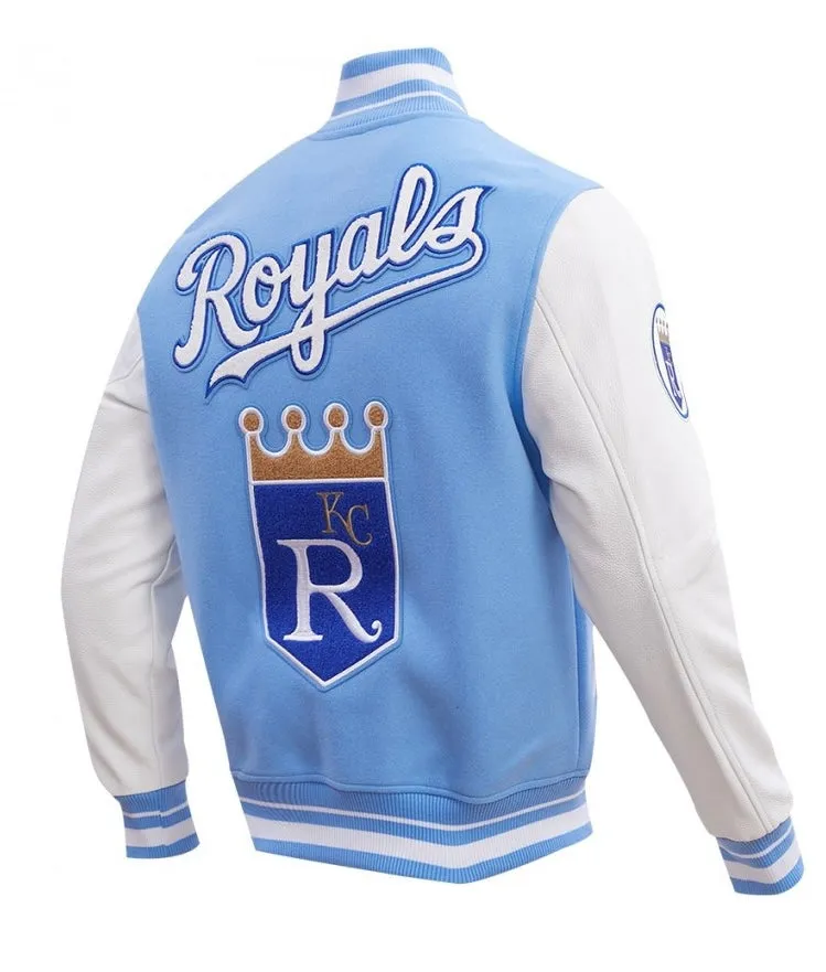 Kansas City Royals Sky Blue Varsity Jacket