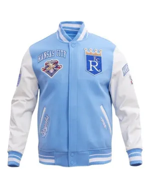 Kansas City Royals Sky Blue Varsity Jacket