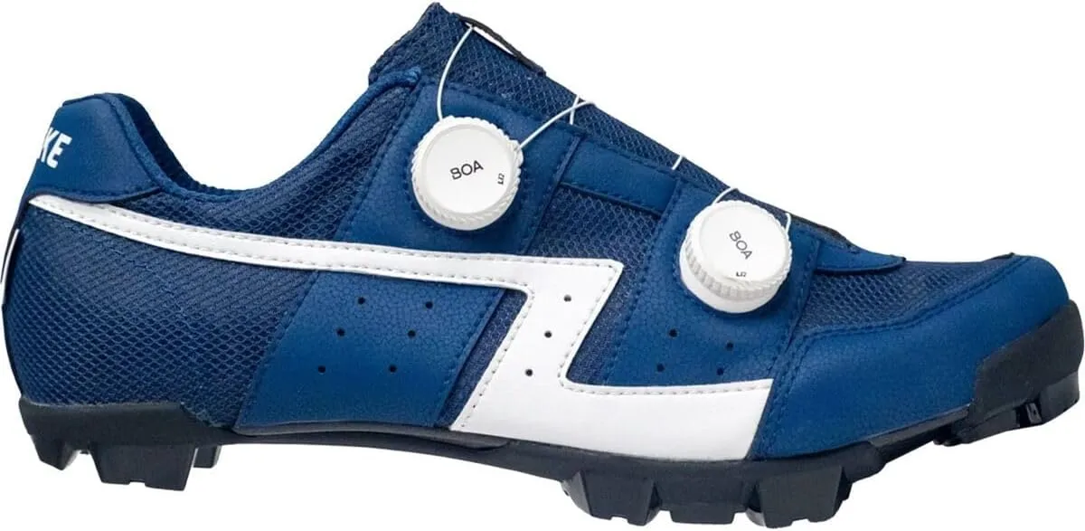 Lake Mx30g Mesh Cycling Shoe - Men's Mesh-Blue/White, 41.5