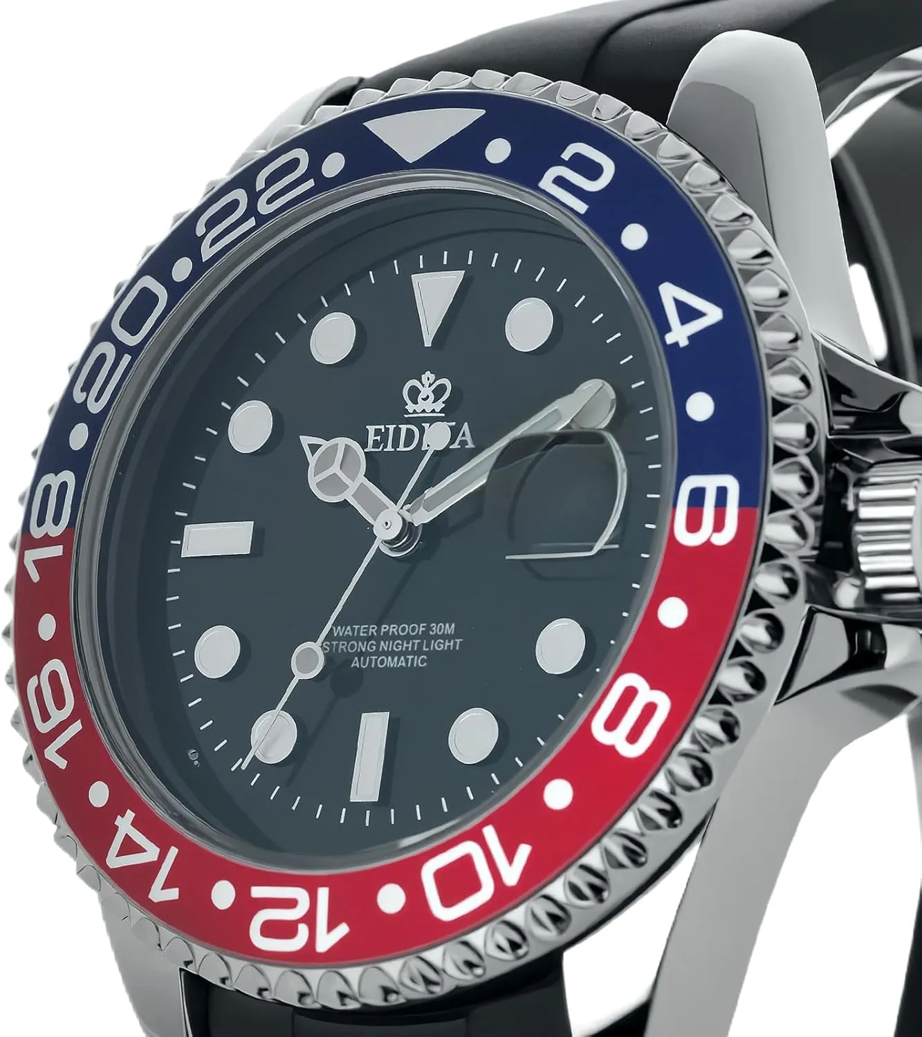 Men's Automatic Mechanical Watch - Submarine series - Date Calendar, Luminous Hands and Markers, Exhibition Caseback, Water-Resistant, Self-Winding, Use Japan-made [MIYOTA] Movement - Reliable, Sport, 43mm