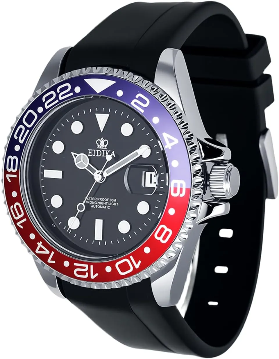Men's Automatic Mechanical Watch - Submarine series - Date Calendar, Luminous Hands and Markers, Exhibition Caseback, Water-Resistant, Self-Winding, Use Japan-made [MIYOTA] Movement - Reliable, Sport, 43mm