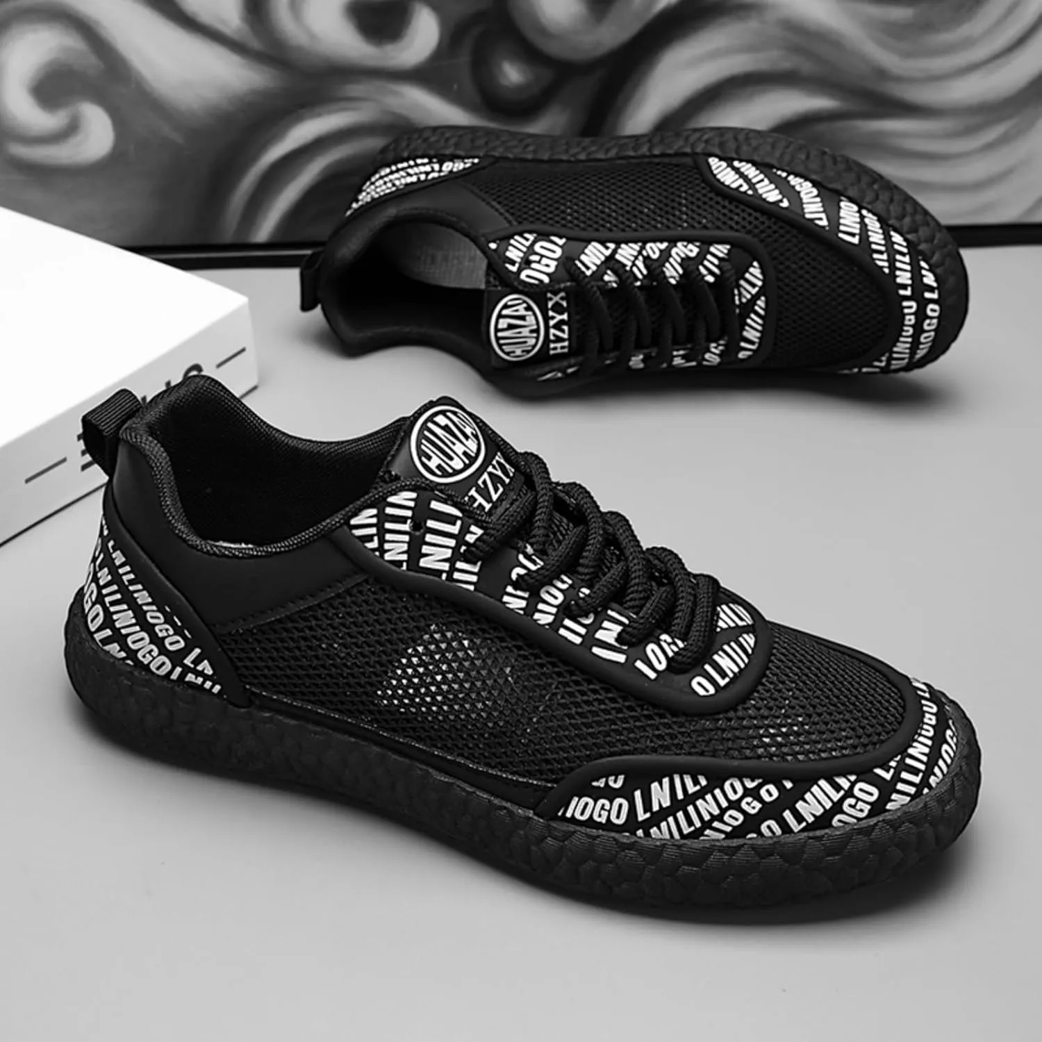 Men's Casual Fashion Sandals: Stretchy Mesh Upper, Breathable & Lightweight. Ideal for Outdoor Hiking, Athletic & Walking.
