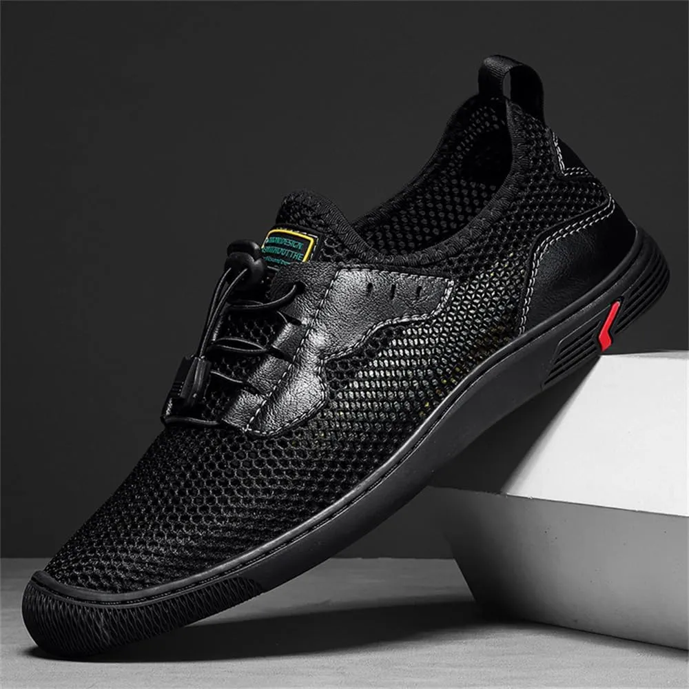 Men's Mesh Breathable Walking Shoes Outdoor Lightweight Slip-on Mesh Casual Shoes Hiking Shoes