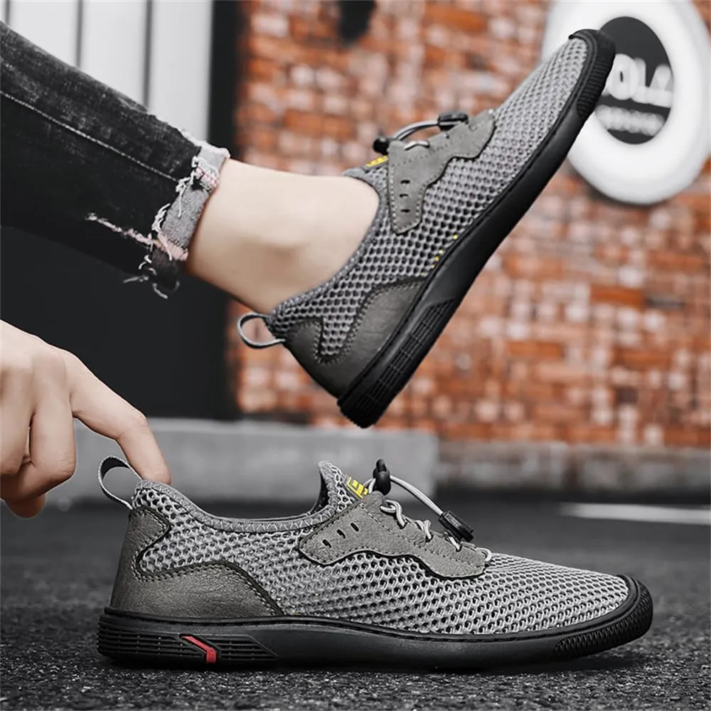 Men's Mesh Breathable Walking Shoes Outdoor Lightweight Slip-on Mesh Casual Shoes Hiking Shoes