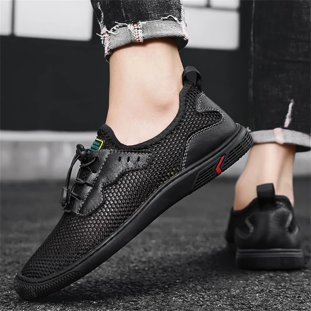 Men's Mesh Breathable Walking Shoes Outdoor Lightweight Slip-on Mesh Casual Shoes Hiking Shoes