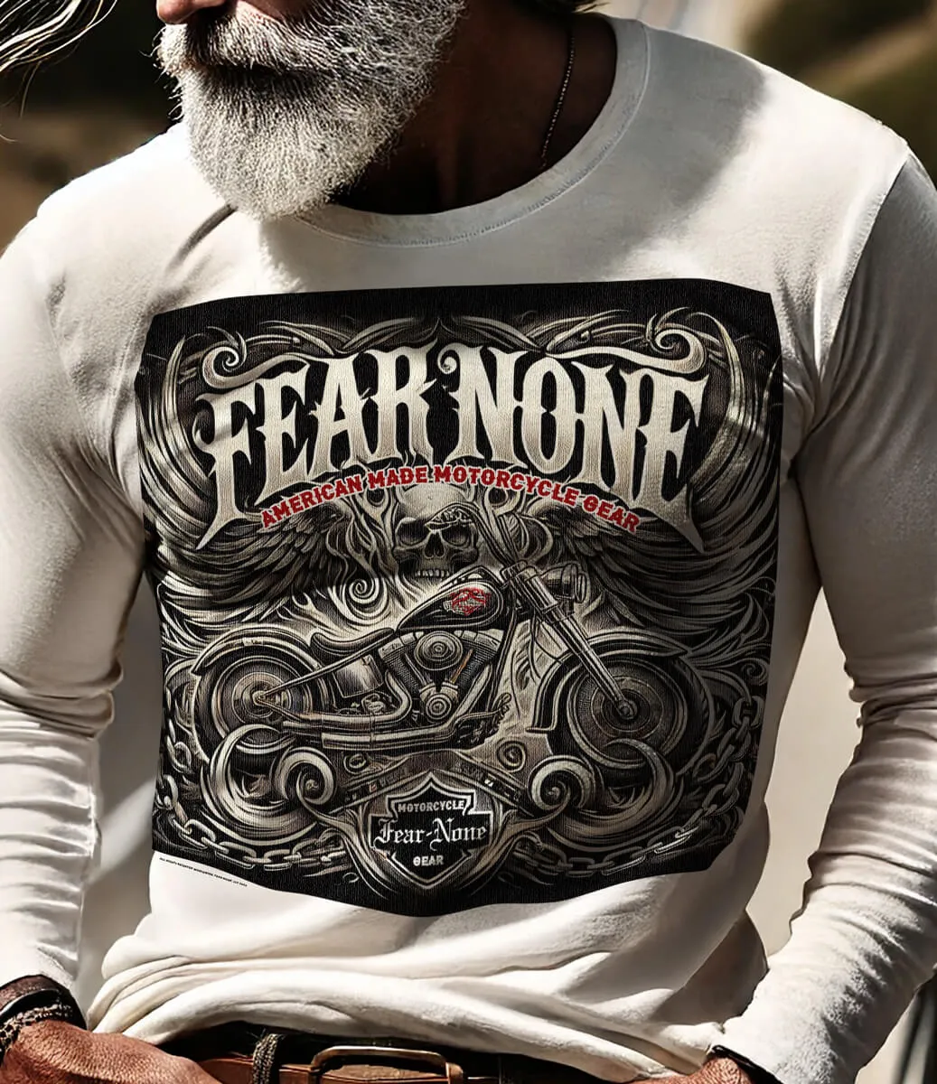 Men's "Steel Skull Wall" rider thick sweatshirt