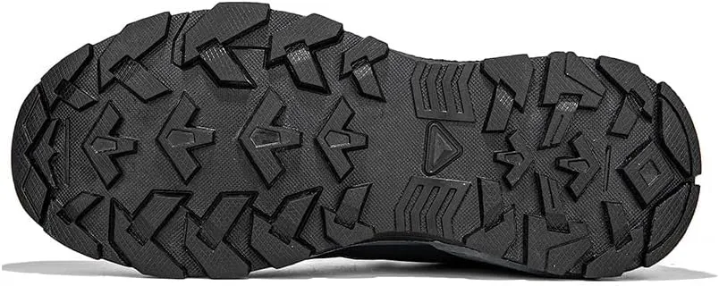 Men's Trail Running Shoes Hiking Shoes Breathable Mesh Upper Lace-Up Travel Shoes