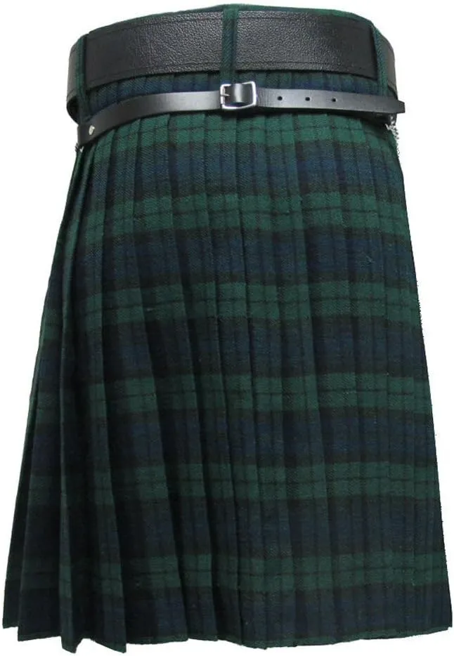 Mens Value Scottish Kilts with 24 Inch Length