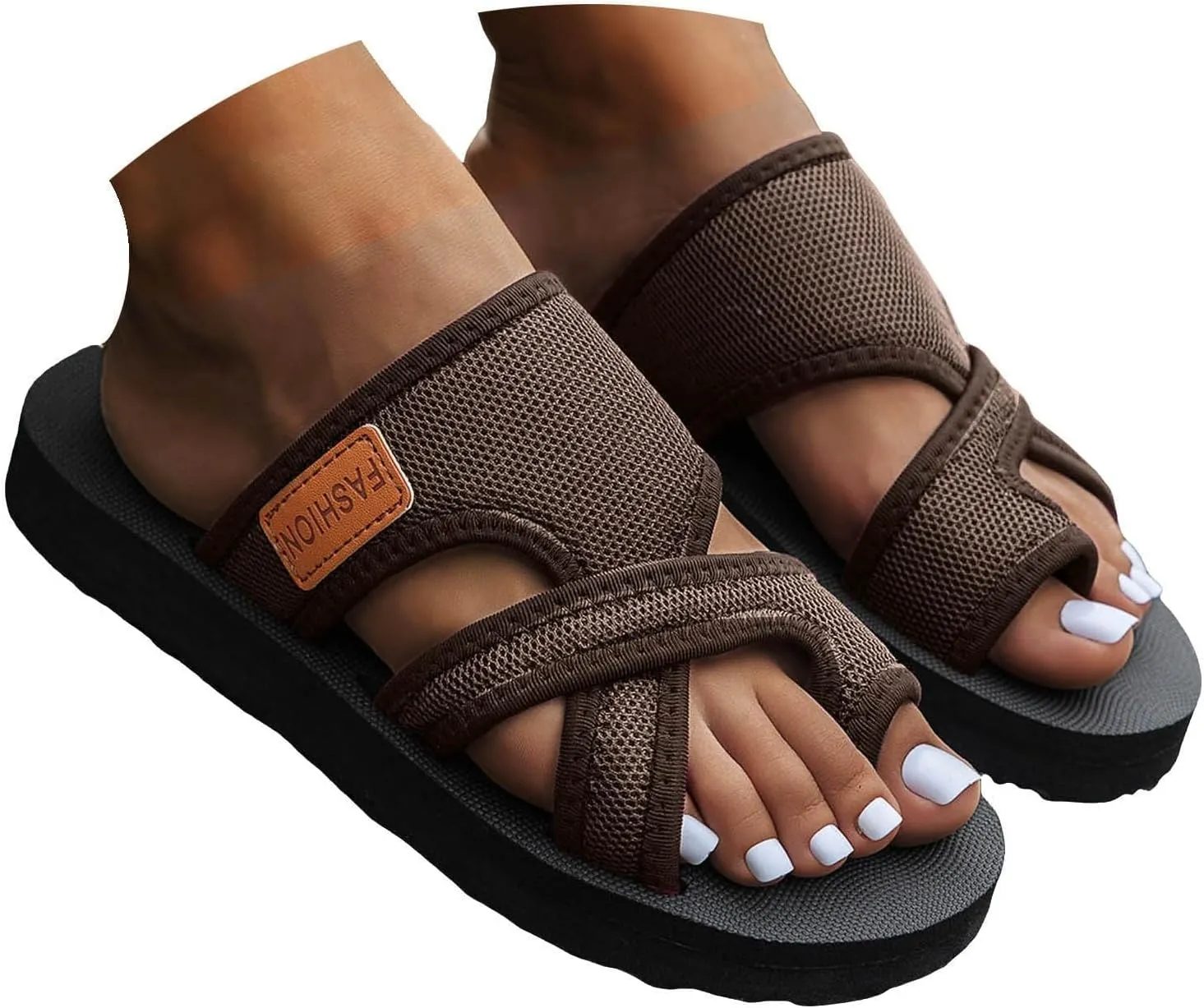 Mesh Flip Flops for Women, Women'S Comfortable Breathable Mesh Flip Flops, Orthopedic Shoes, Comfortable Beach Sandals