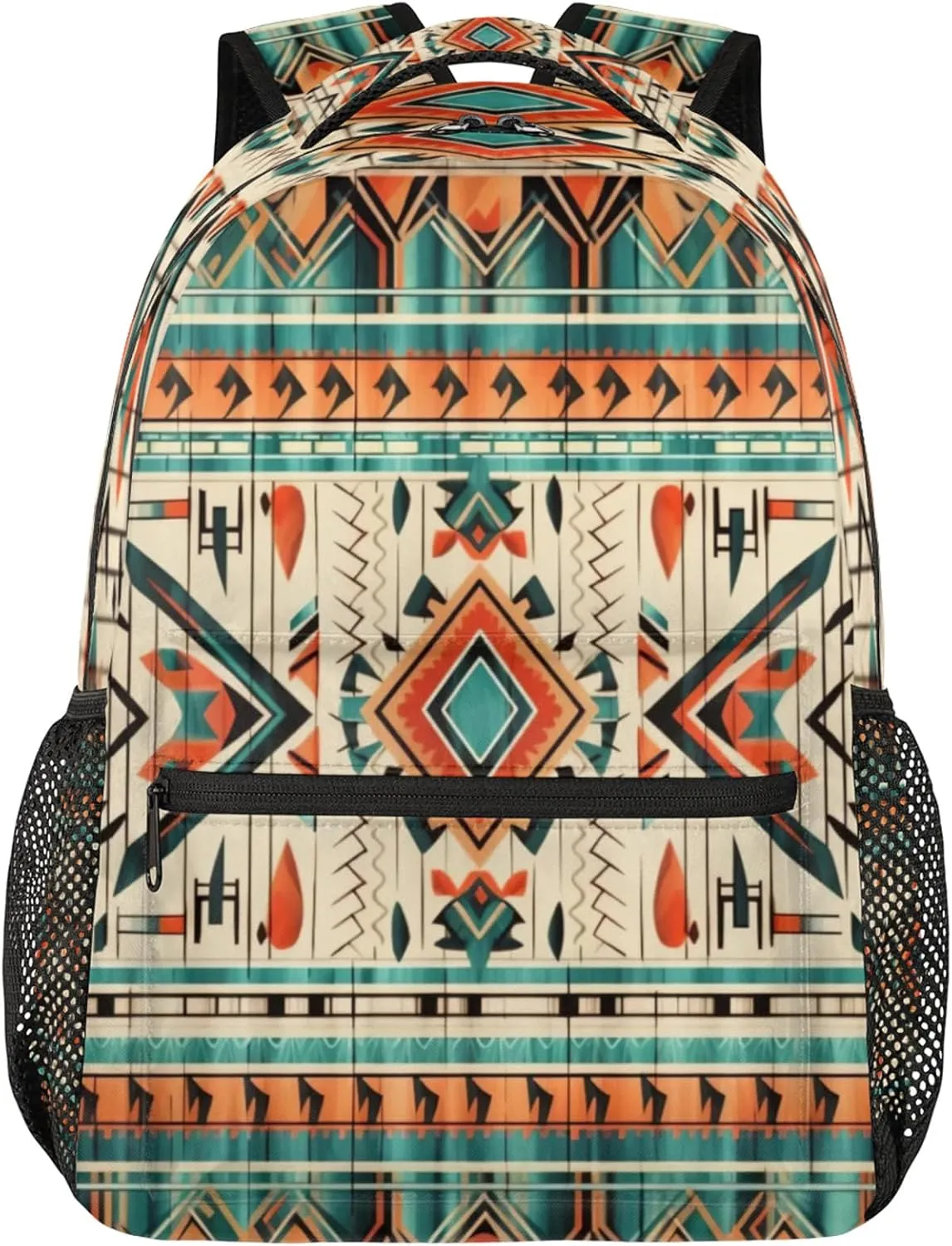 Pardick Backpacks for Women Men, Boho Aztec Travel Laptop Back Pack Waterproof Bookbags Adults Backpack with Multiple Pocket