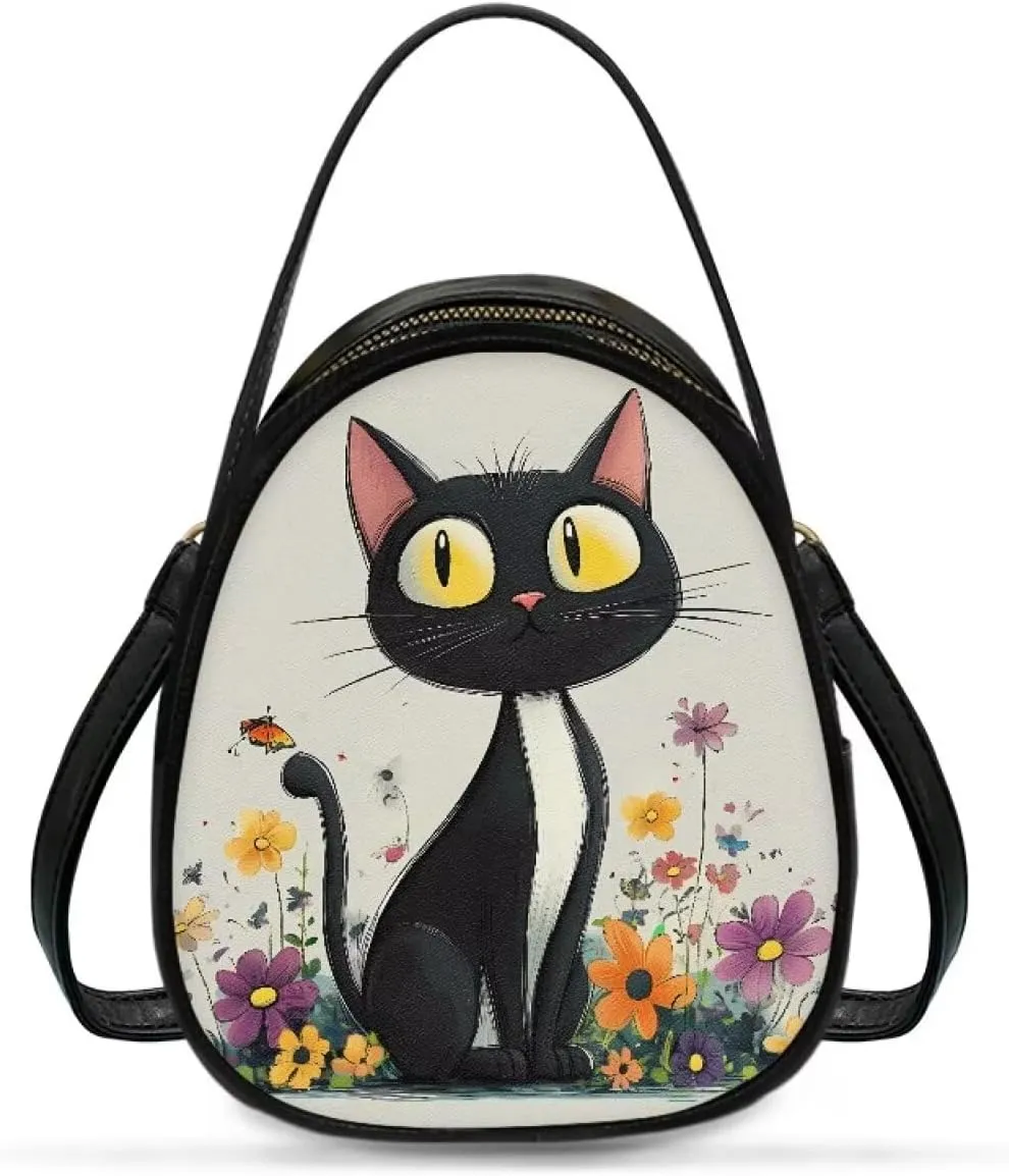 PU Leather Ladies Bag Crossbody Purse with Double Zipper Pocket Women's Double Layer Leather Shoulder Square Bags