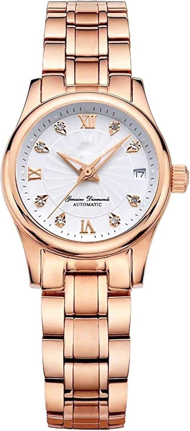 SENRUD Luxury Automatic Watch for Women Ladies high-end Full Steel Solid Band Waterproof Luminous Automatic Mechanical Watch