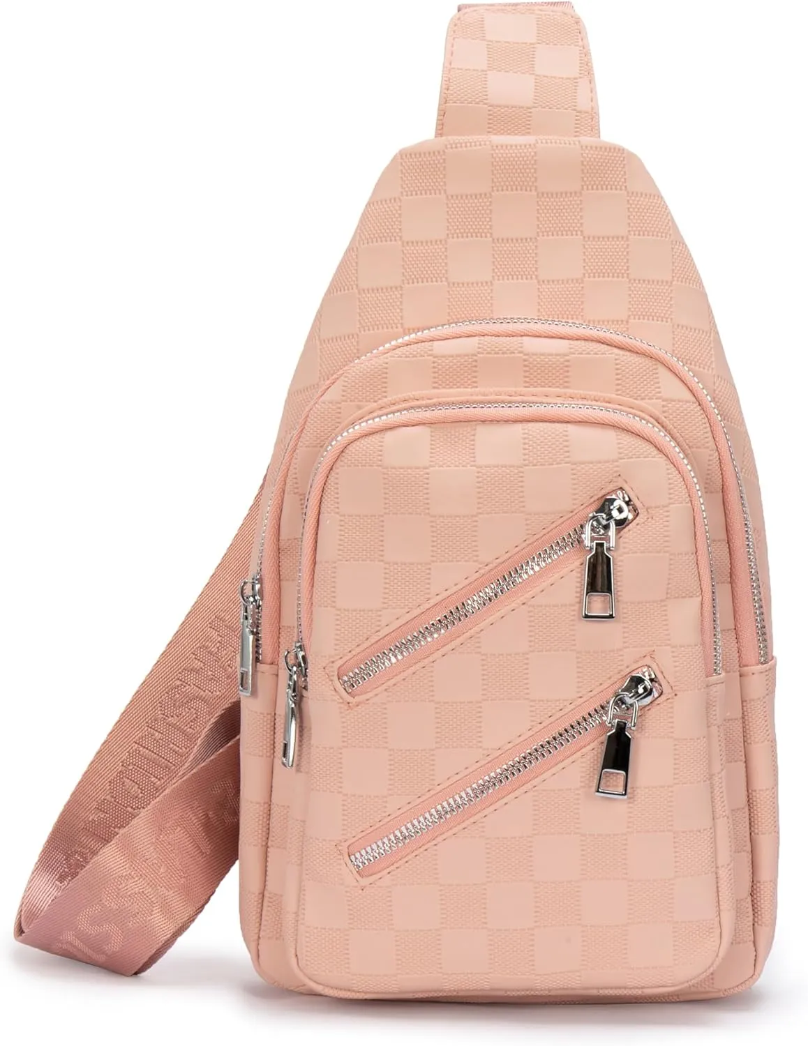 Sling Bag for Women Crossbody Bag Water- Resistant Leather Cross Body Sling Backpack Fanny Pack for Travel& Shopping
