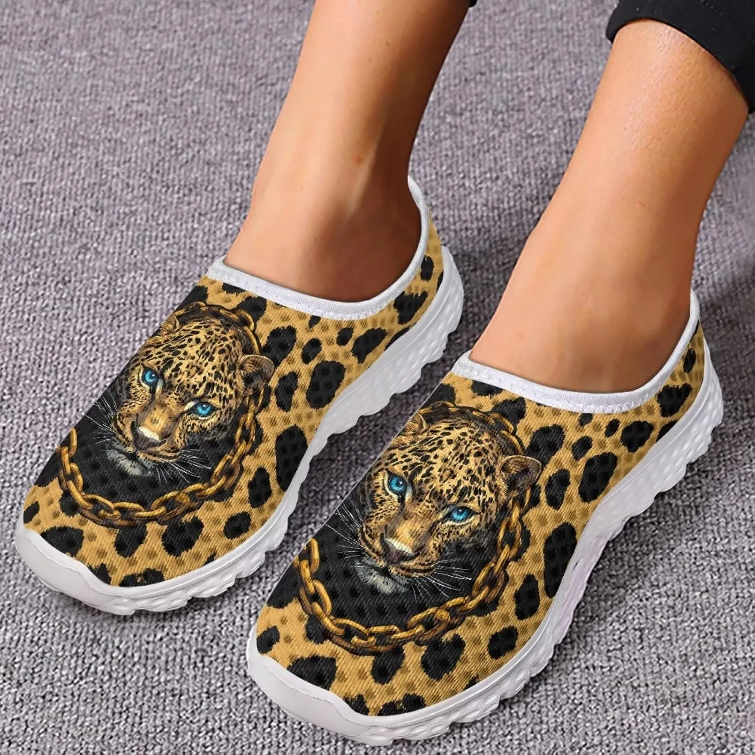 Slip On Sneakers for Men - Mesh Upper, Non-Slip, Wear-Resistant, Breathable, for Hiking, Jogging, and Camping