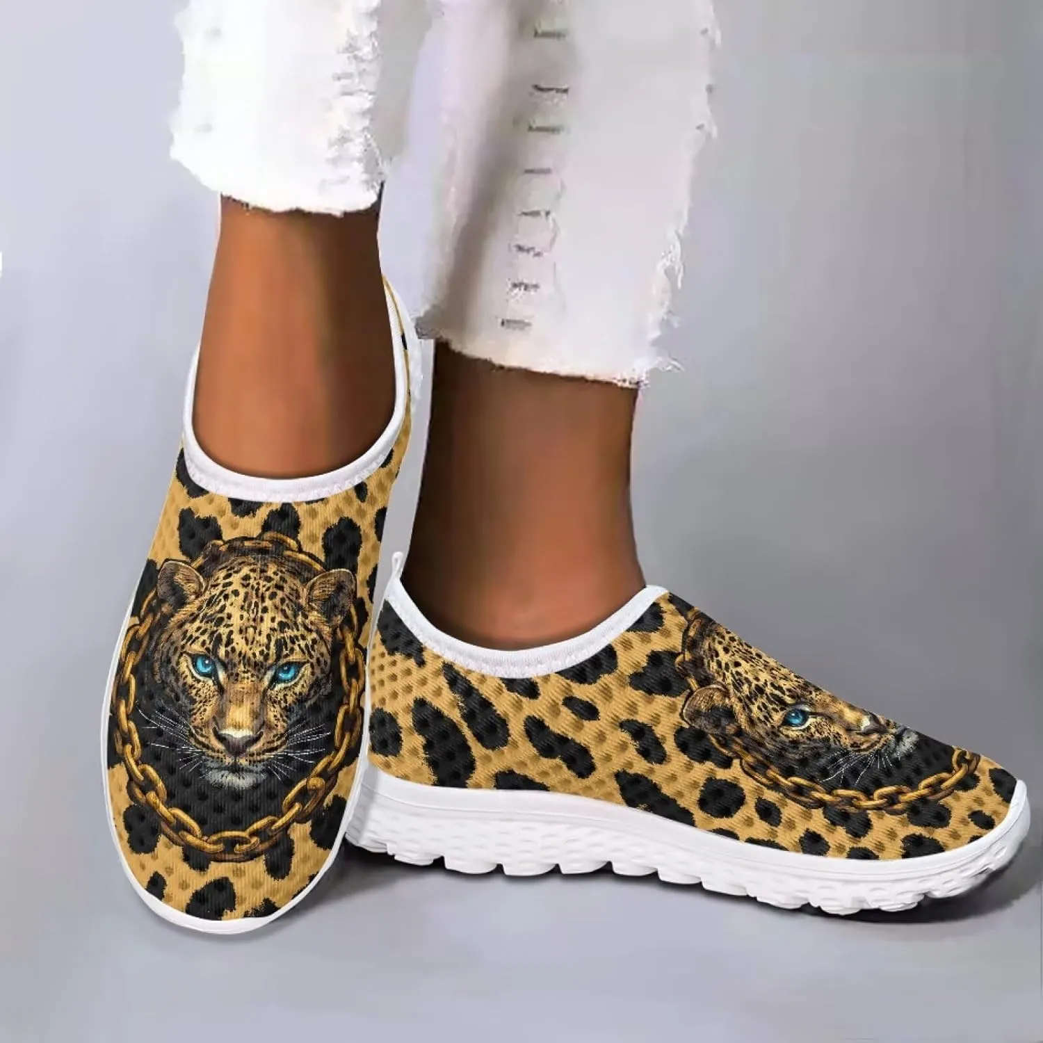 Slip On Sneakers for Men - Mesh Upper, Non-Slip, Wear-Resistant, Breathable, for Hiking, Jogging, and Camping