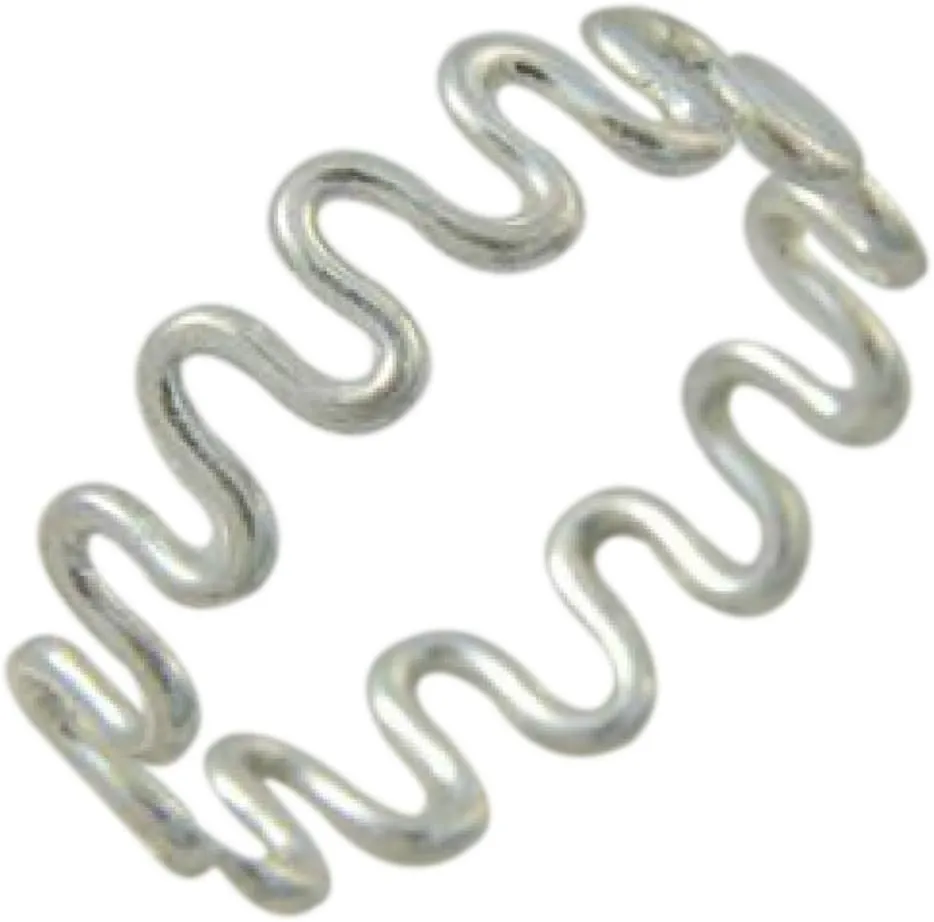 Sterling Silver 1mm Wire Swirl Midi Toe Ring