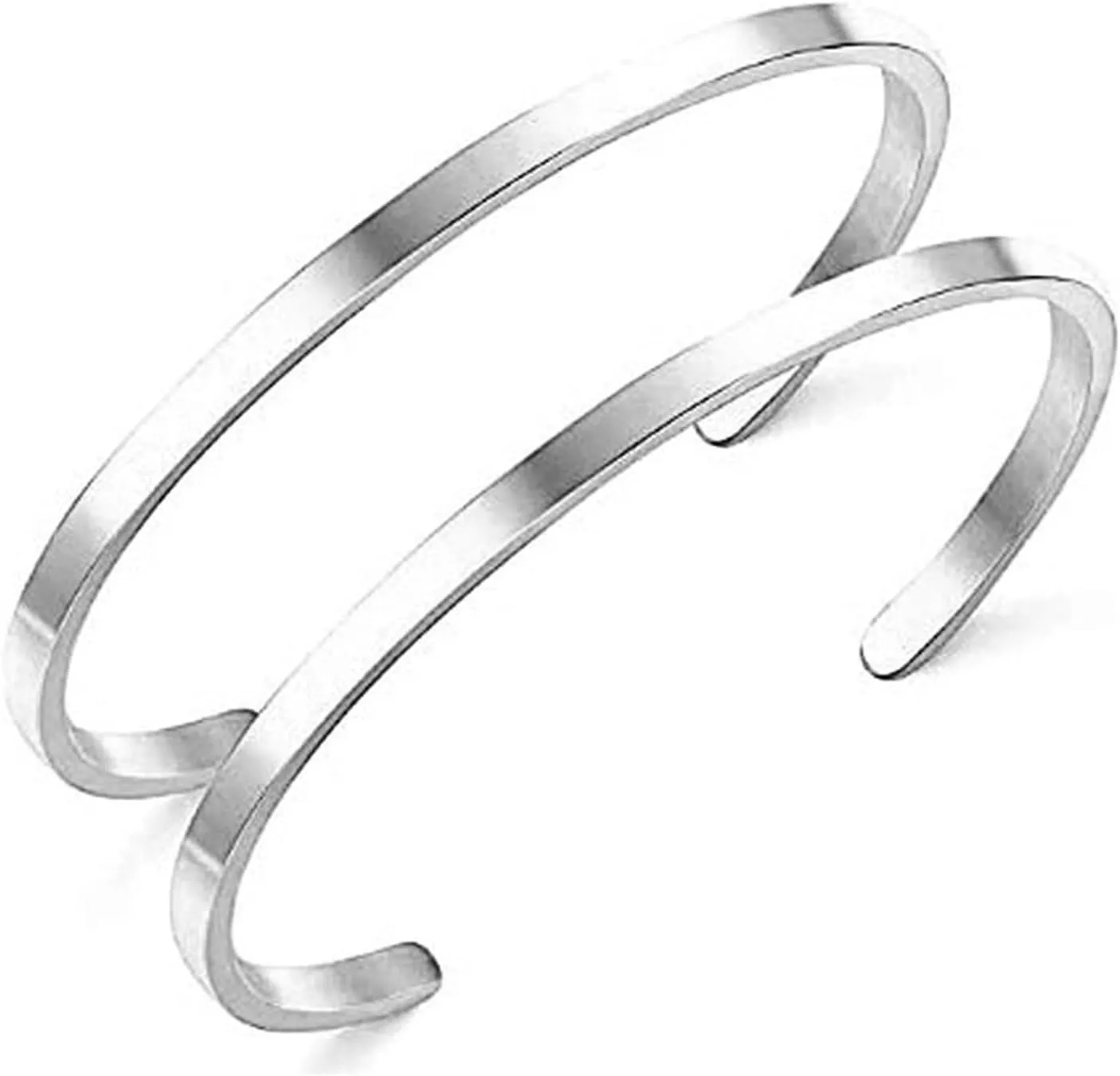 Stocking Stuffers Holiday Outfits for Women 2024 2 Pcs Gold Cuff Bracelets for Women Gold Twisted Couple Bracelets Simple Delicate Adjustable Cuff Bangle Bracelet for Women Men Couple Valentine's Day