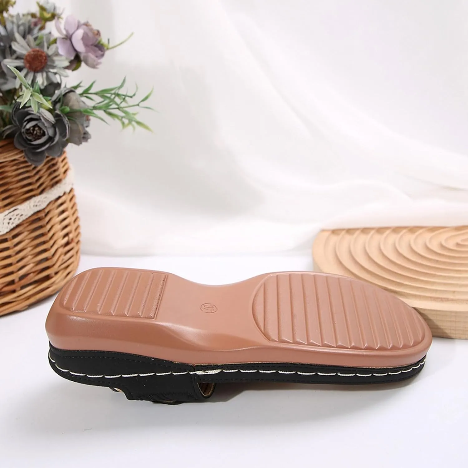 SuanlaTDS Womens Wedges Sandals Orthopedic Flip Flops Summer Dressy Arch Support Thong Open Toe Buckle Ankle Strap Comfortable Wide Width Platform Elegant Low Heels Wedge Sandal for Party