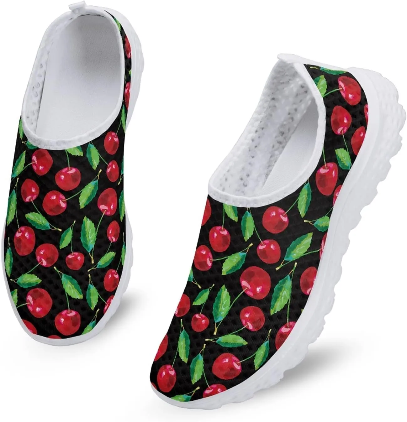 Veniyate Women's Walking Water Shoes Mesh Slip On Air Mesh Loafer Breathable Lightweight Running Sneakers