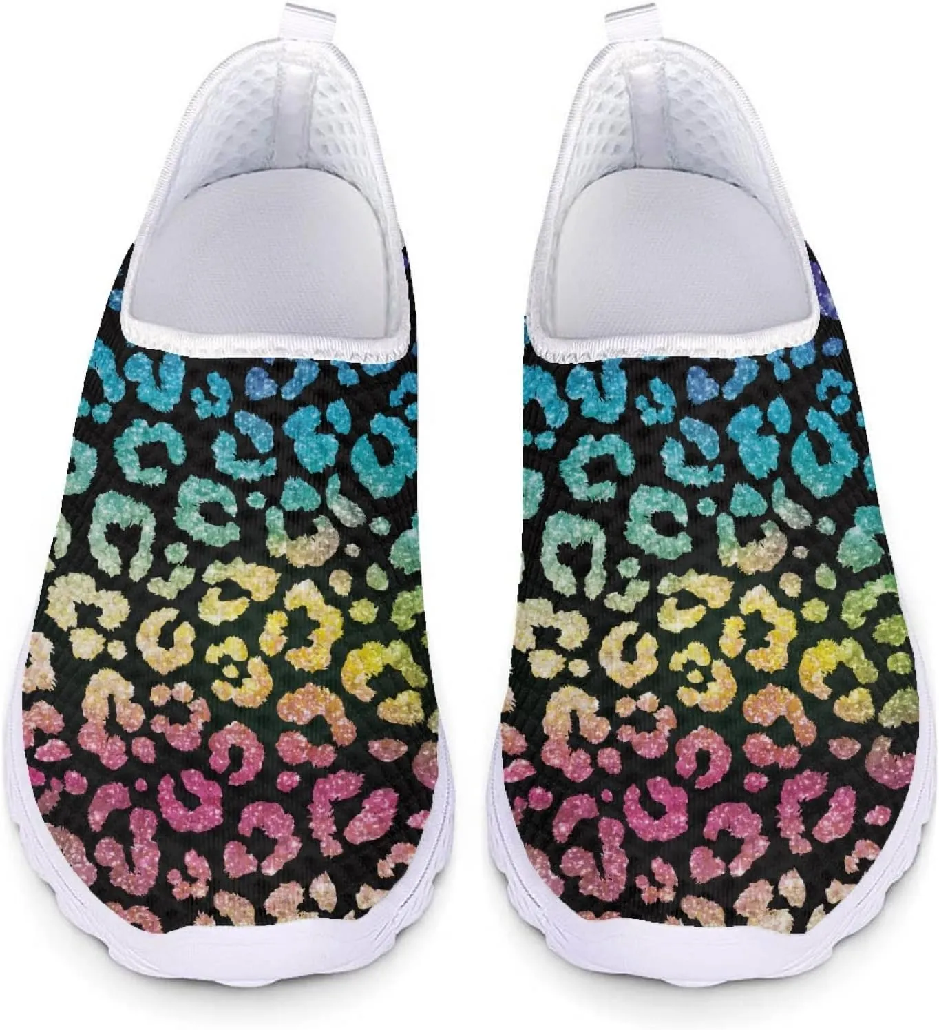 Veniyate Women's Walking Water Shoes Mesh Slip On Air Mesh Loafer Breathable Lightweight Running Sneakers