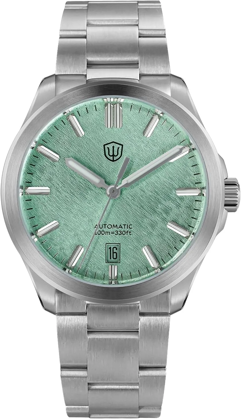 watchdives Automatic Watch for Men, WD0005 Sport Watch NH35 Mechanical Dress Wristwatches 39mm Domed Sapphire Crystal Luxury Watches