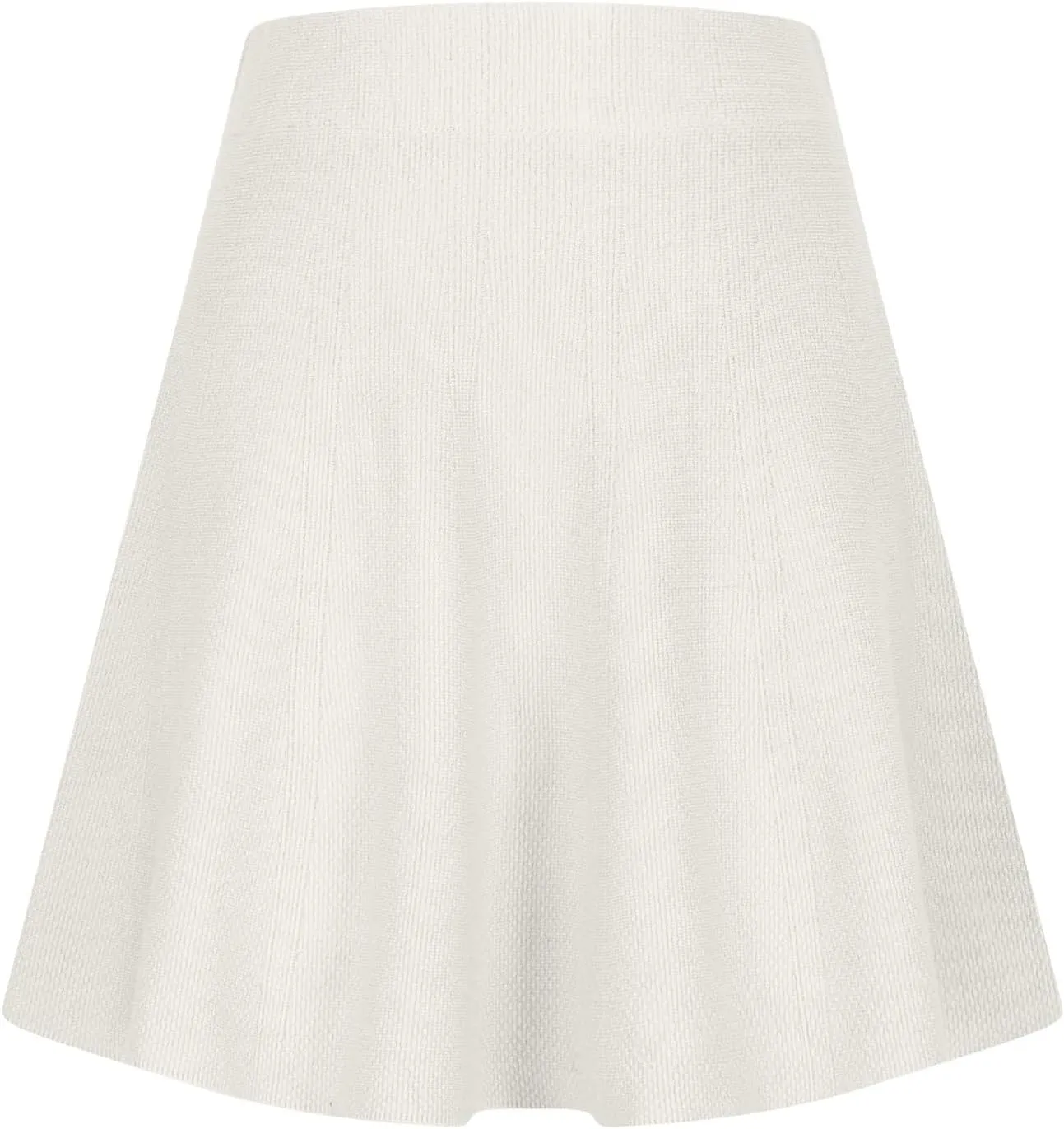 Women Elegant Skorts 2025 Fashion Stretch High Waist Flared Mini Skater Skirts Casual Solid Color Pleated Mini Skirt