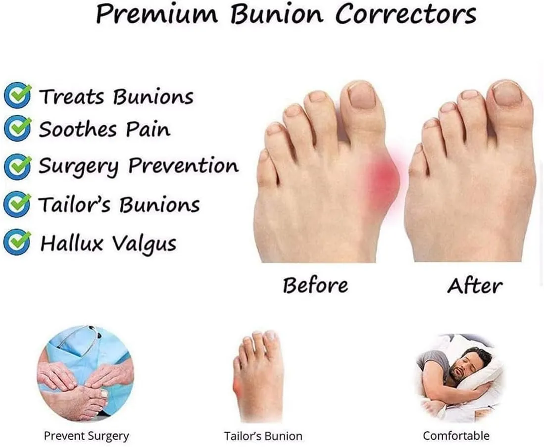 Women Flat Thong Sandals, Women's Summer Slip-On Comfort Bunion Corrector Flat Shoes, Casual Fashion Slides and Split Toes, for Orthopedic Big Toe Bone Correction, Beach Travel