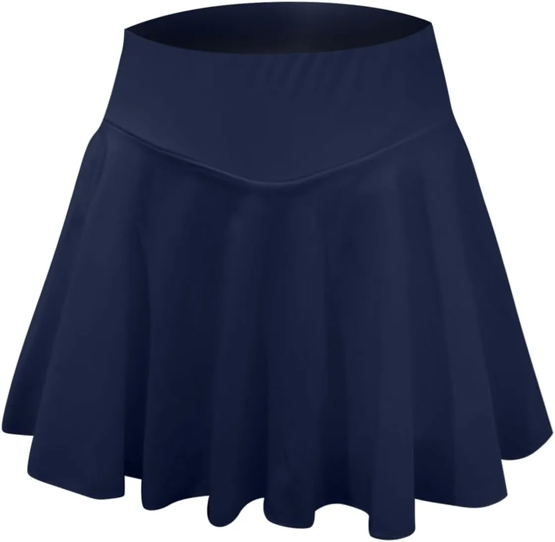 Womens Athletic Tennis Skirt with Pockets Built in Shorts Casual High Waist Workout Skorts Comfy Pleated Ruffle Skirts