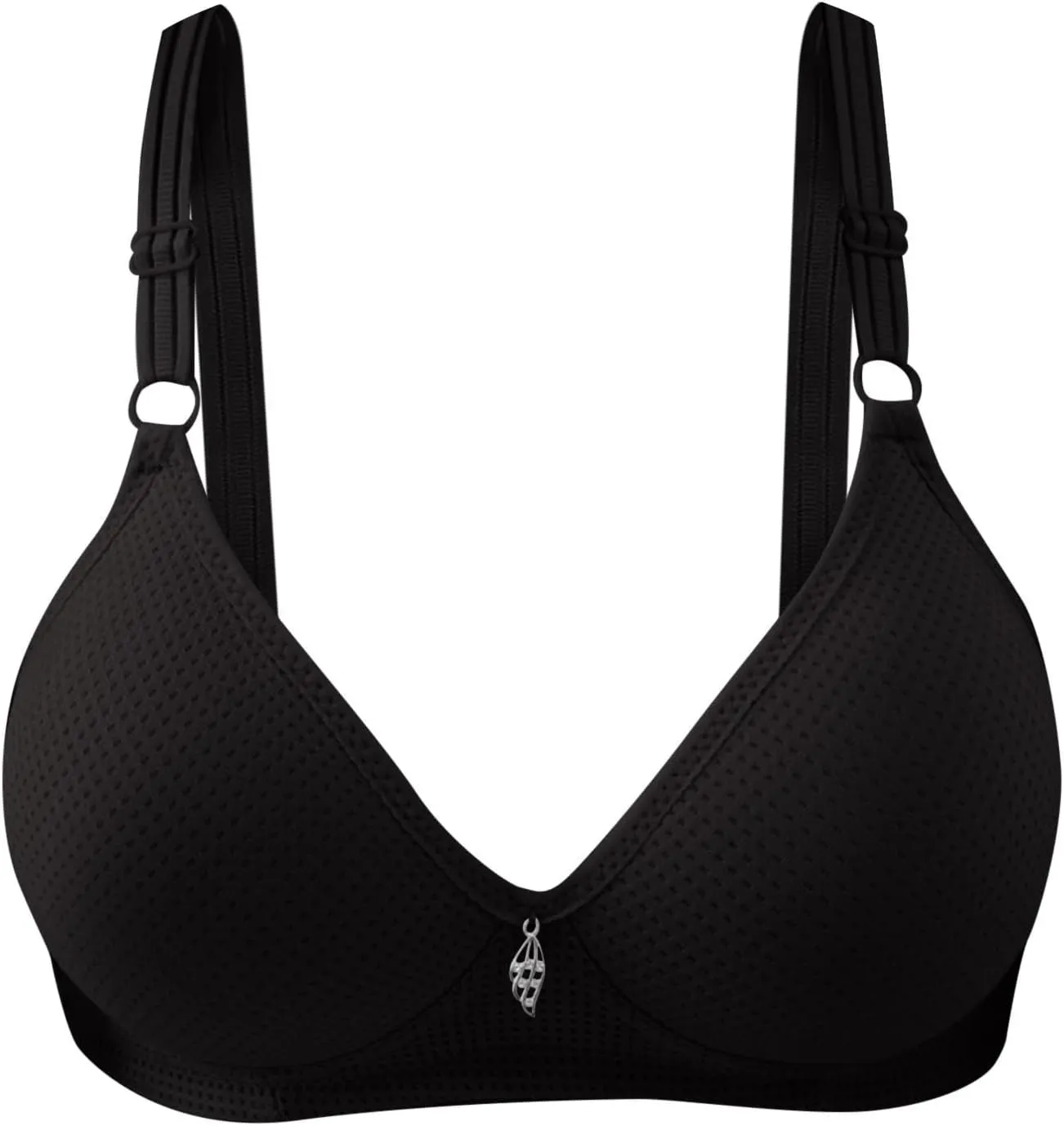 Women's Front Side Buckle Lace Edge Without Steel Ring Movement Seamless Gathering Adjustment Yoga Sleep Pack of