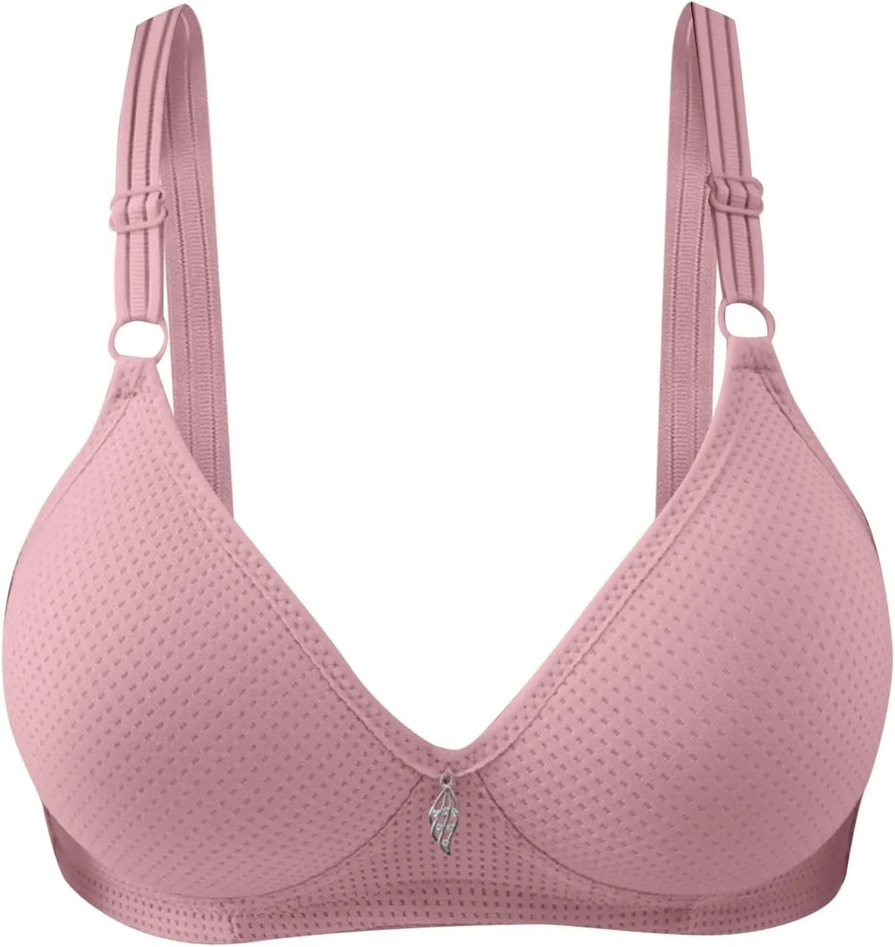 Women's Front Side Buckle Lace Edge Without Steel Ring Movement Seamless Gathering Adjustment Yoga Sleep Pack of