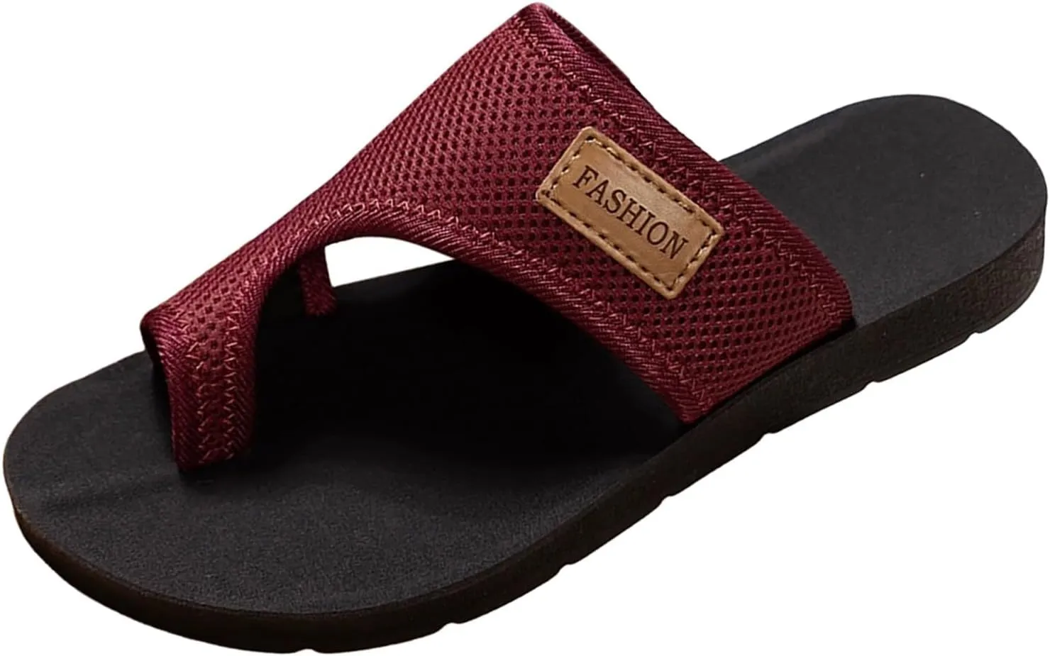 Women's Hollow Mesh Slide Sandals Comfortable Orthopedic Arch Support Mesh Sandals Casual Beach Flip Flops