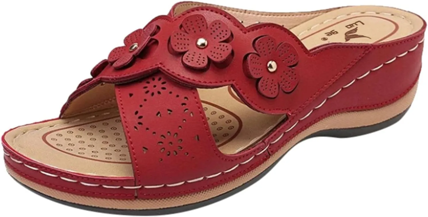 women's platform & wedge sandals Sandals for Women Dressy Summer Orthopedic Comfortable Peep Toe Sandals Summer Travel Sandals Bleach Sandals